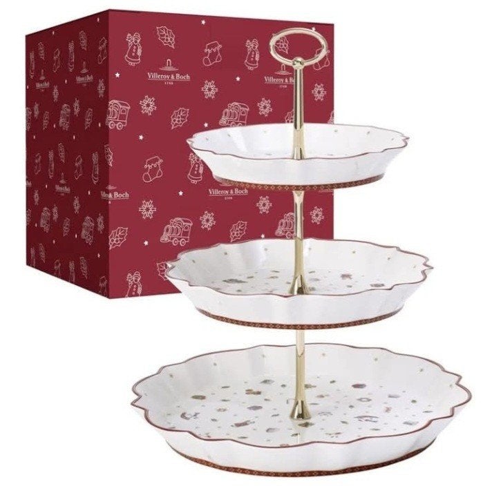 Villeroy & Boch Etagère Toy's Delight - 3 lagen, Klassiek, Nieuw, Ophalen of Verzenden, Porselein