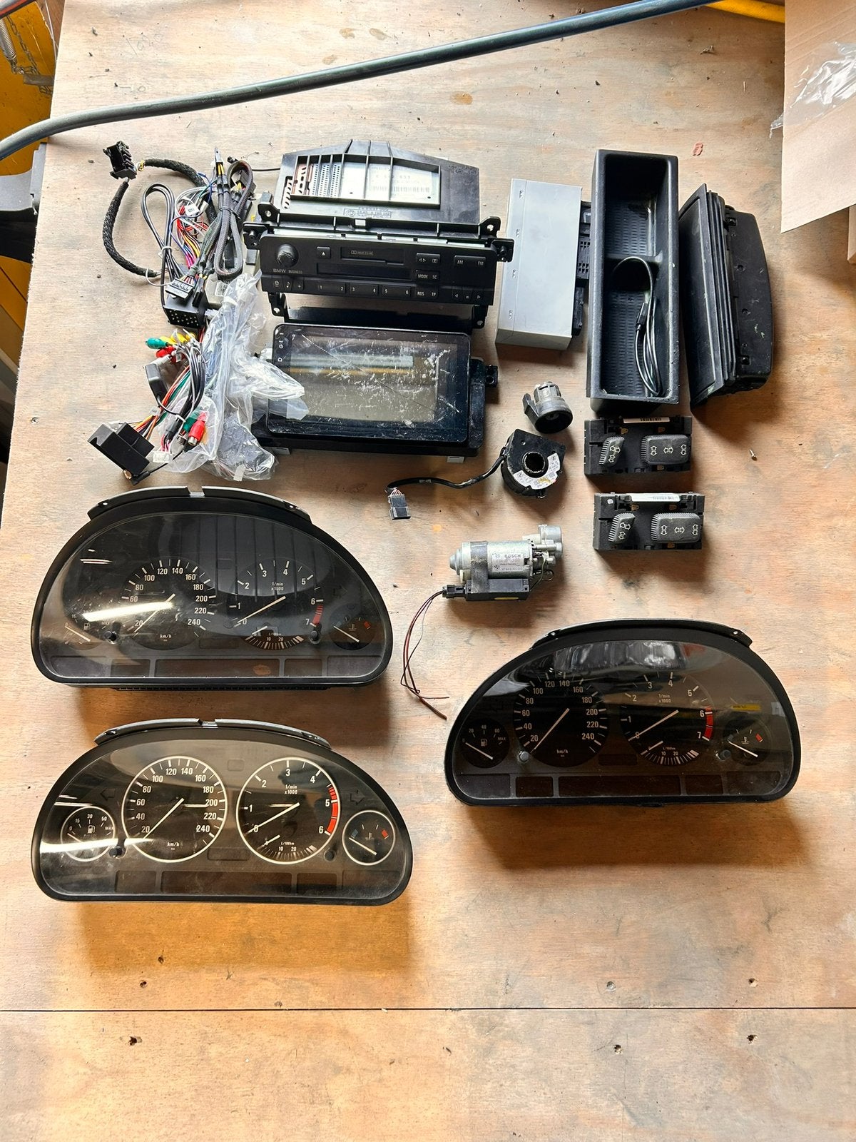 Bmw e38 7 serie tellerbak instrumentenpaneel, Auto-onderdelen, Ophalen, BMW