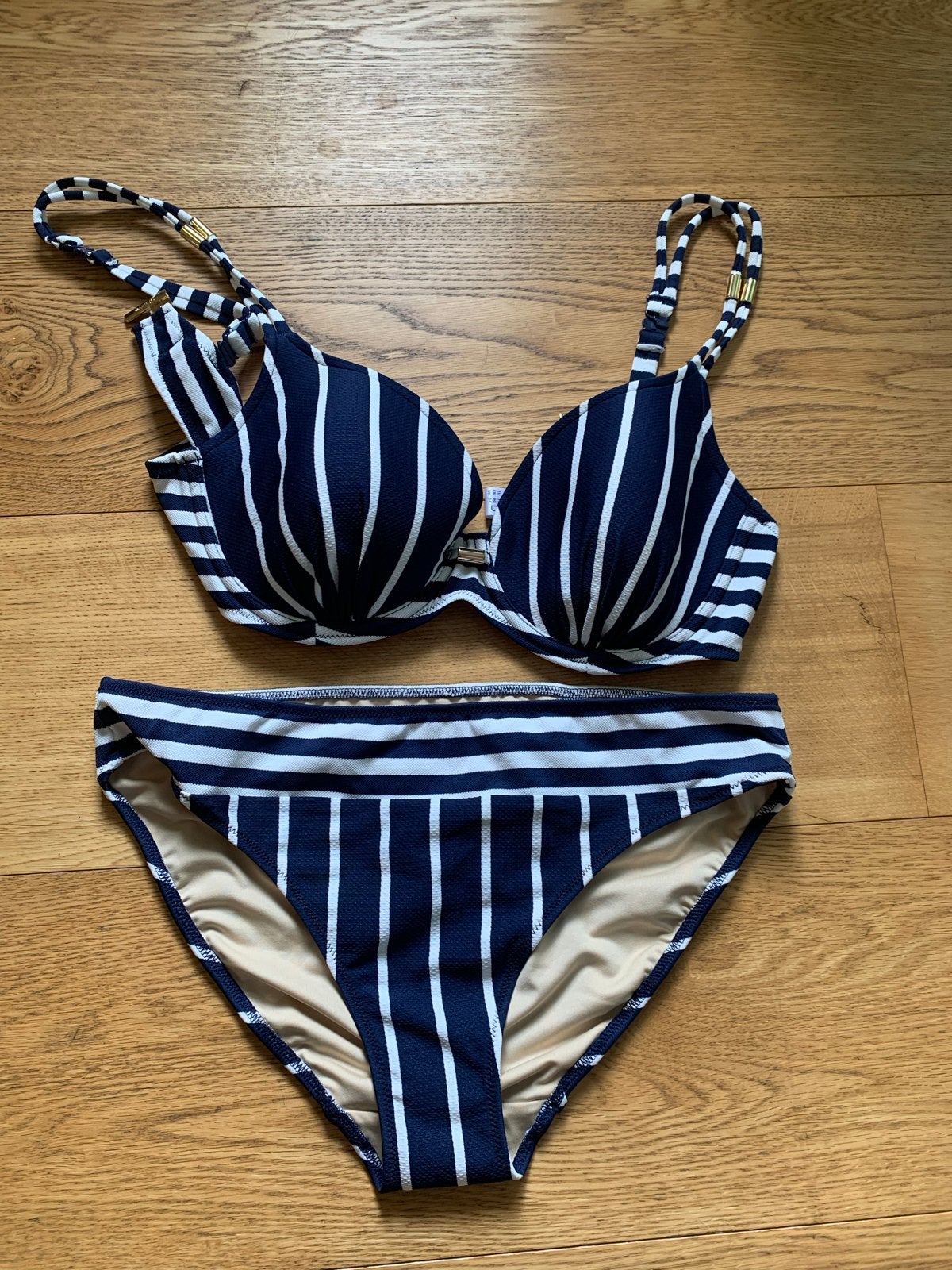 Nieuwe Marie Jo Bikini - Blauw/Wit Gestreept, Kleding | Dames, Badmode en Zwemkleding, Ophalen of Verzenden, Nieuw, Blauw, Bikini