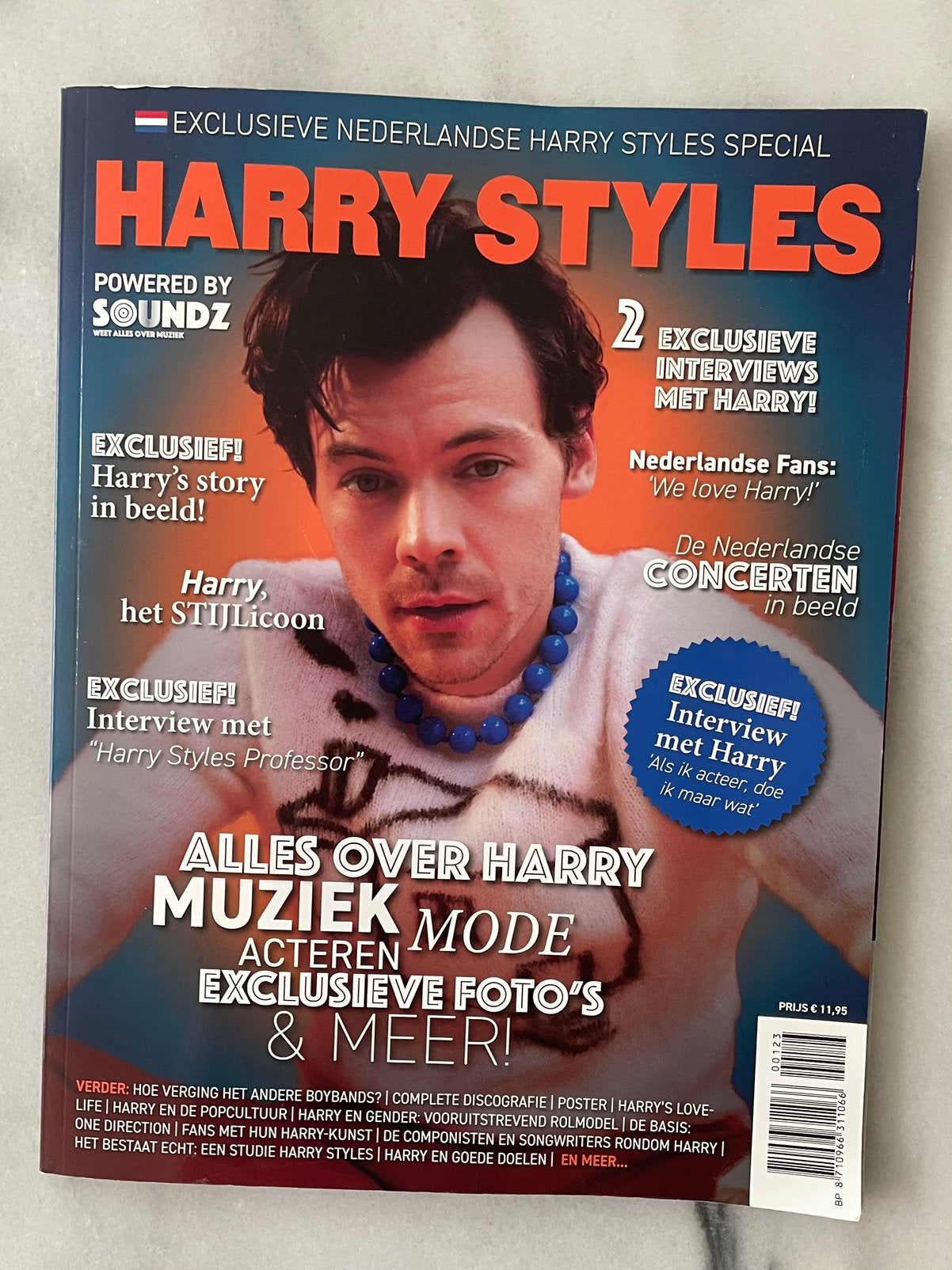 Harry Styles 100 blz tijdschrift, Boeken, Ophalen of Verzenden, Zo goed als nieuw