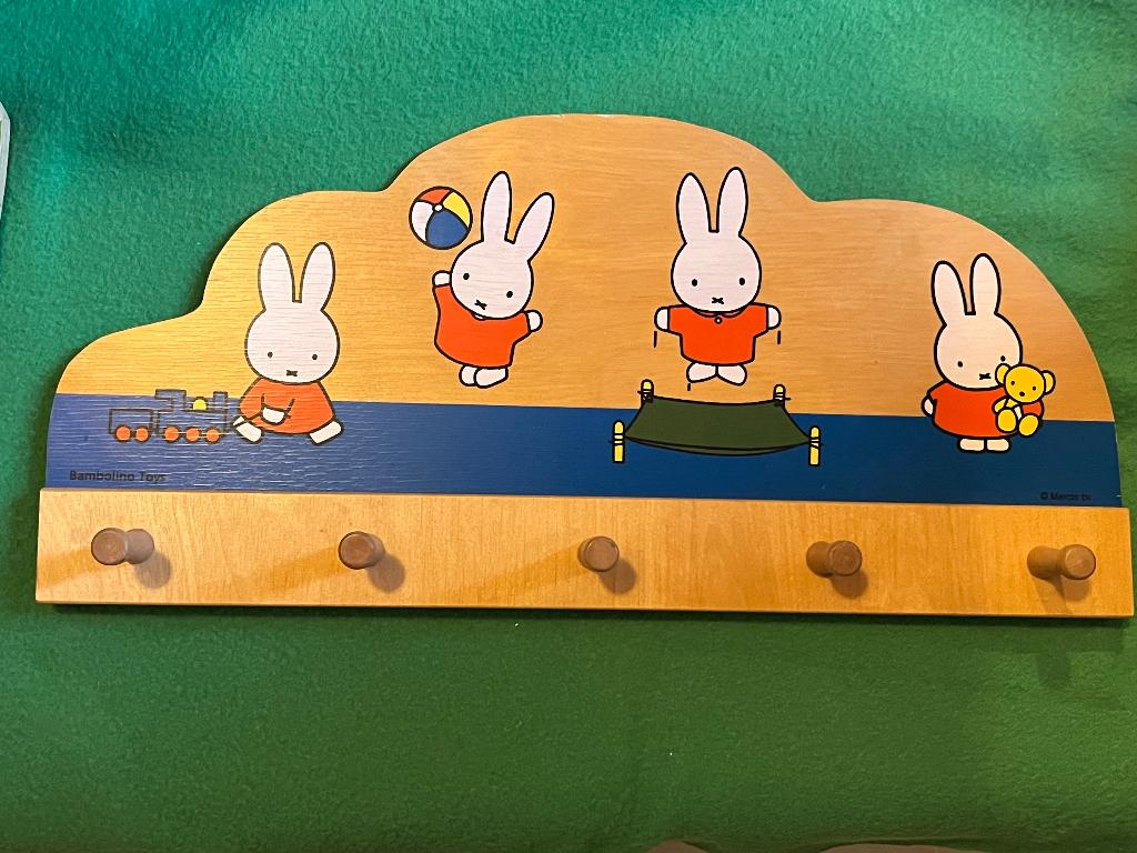 Nijntje kapstokje, Ophalen of Verzenden, Zo goed als nieuw, Wanddecoratie