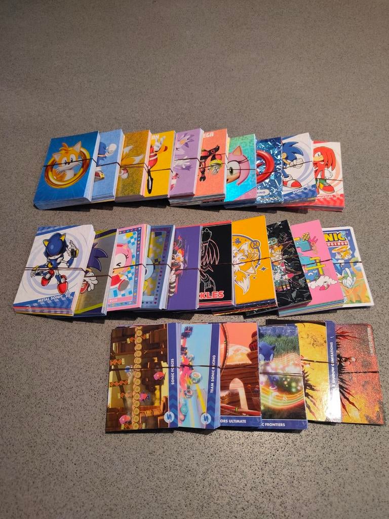 Sonic The Hedgehog Trading Cards Panini, Ophalen of Verzenden, Zo goed als nieuw, Meerdere plaatjes