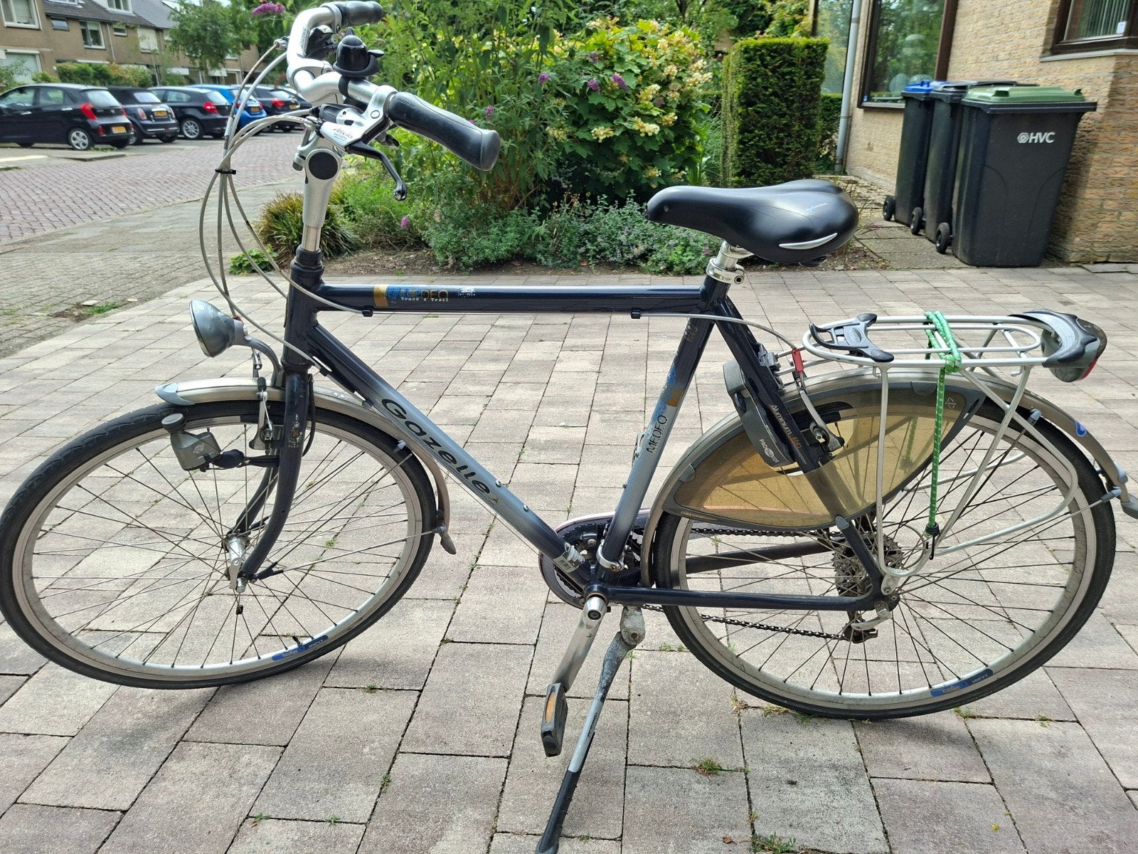 Gazelle Medeo Track & Trail herenfiets, Ophalen, Velgrem, Versnellingen, Gazelle