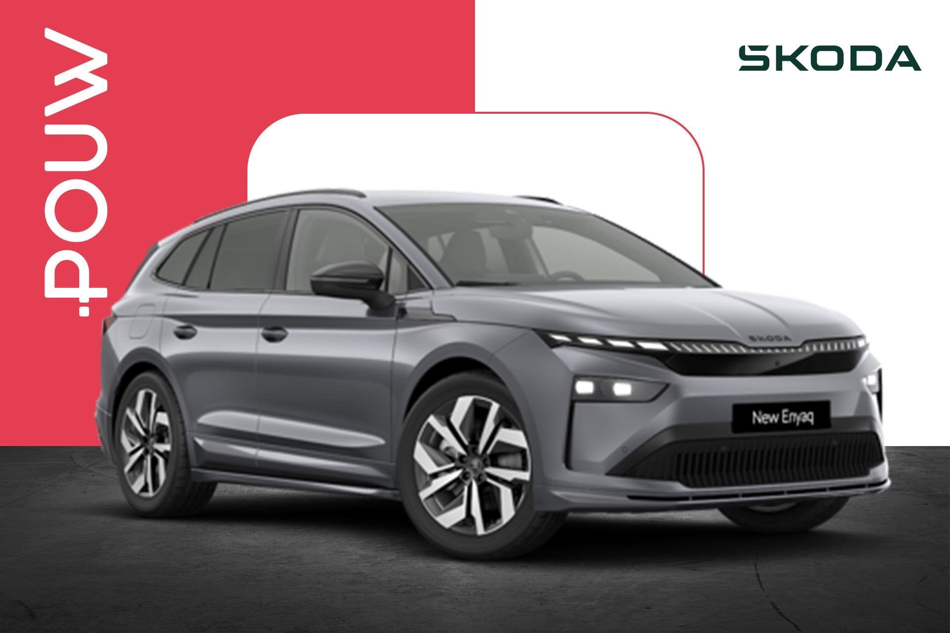 Skoda Enyaq 286pk 85 Sportline Tour Edition | Winter Pakket, Auto's, Skoda, 12 maanden, Achterwielaandrijving, 510 min, Zwart