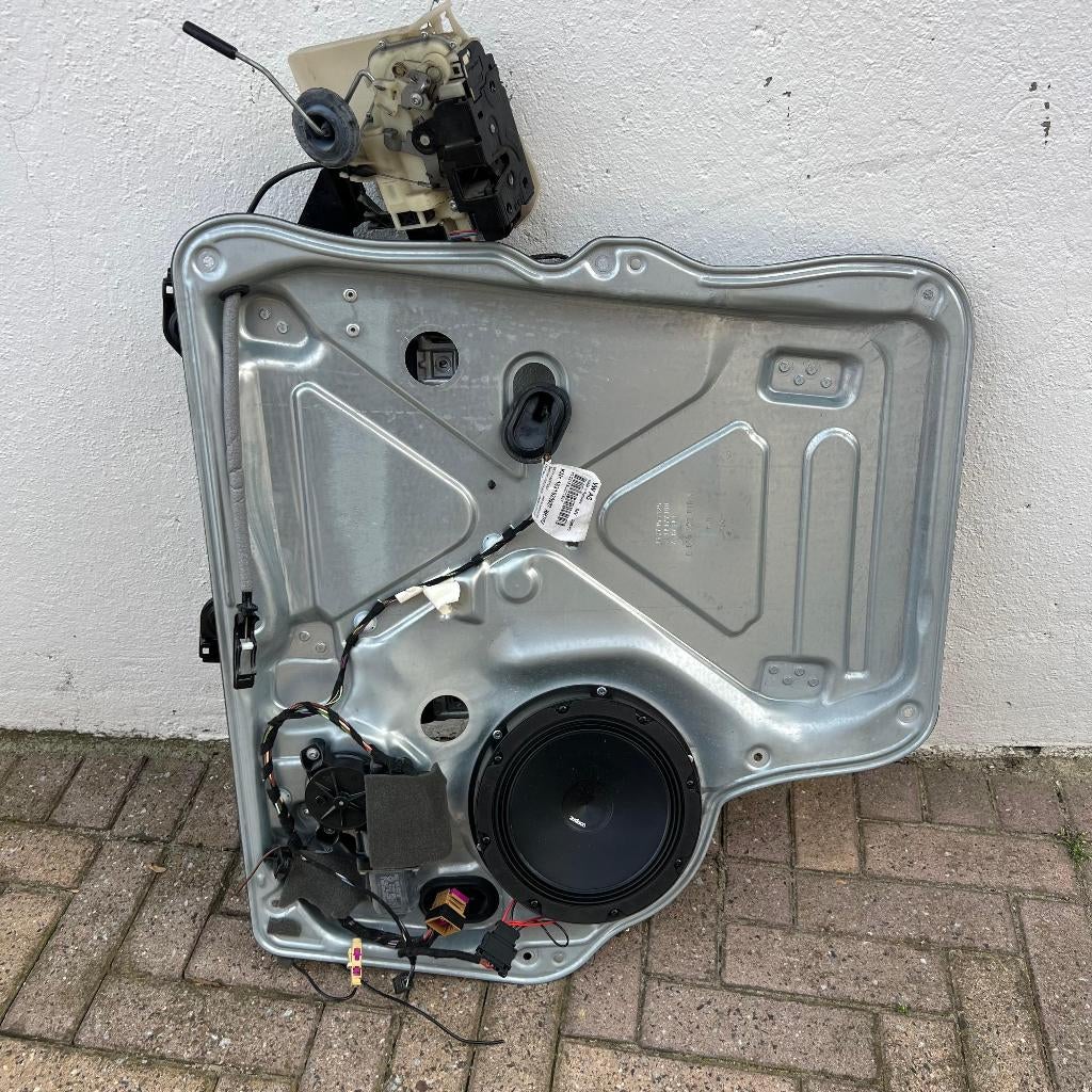 VW T6 Raammechanisme, luidspreker, deurslot rechts, Gebruikt, Volkswagen, Rechts, Ophalen of Verzenden