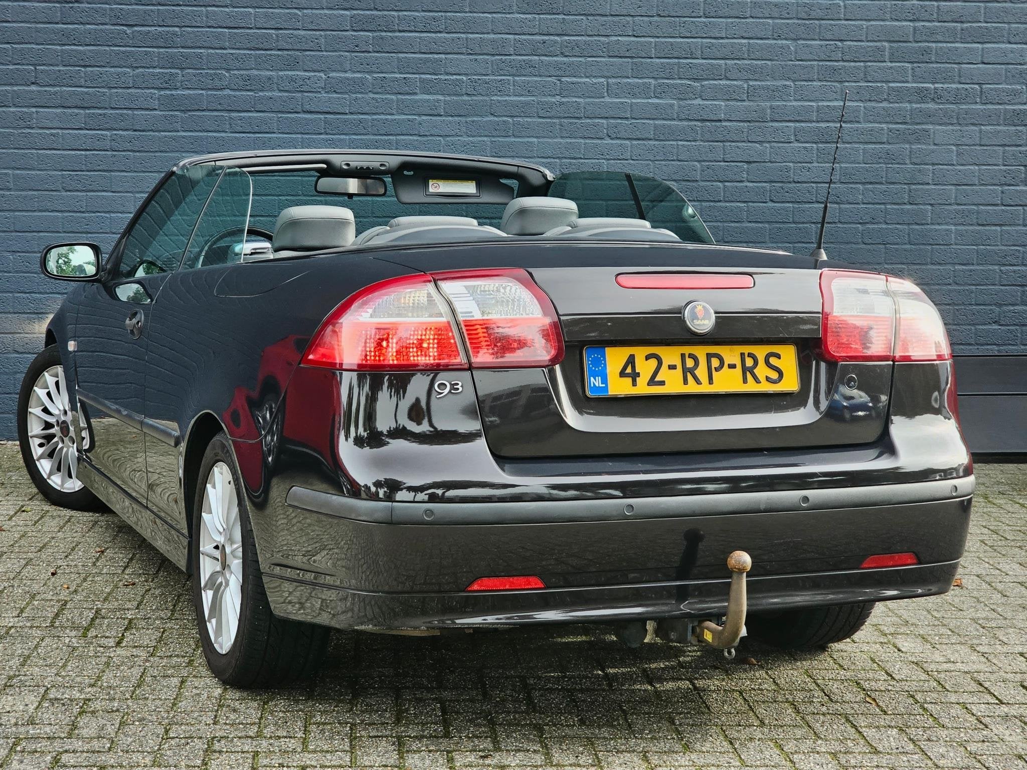 Saab 9-3 Cabrio 1.8t Linear ORIG NL AUTO / AUTOMAAT / TREKHA, 1998 cc, Stof, Gebruikt, 4 stoelen
