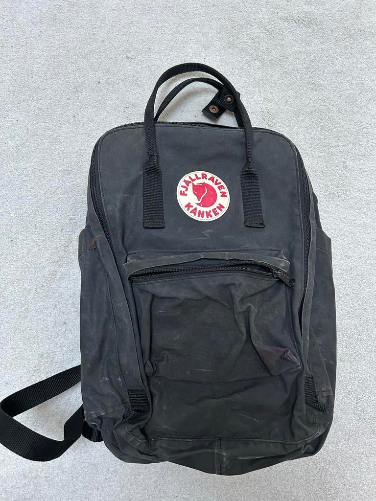 Fjällräven Kånken rugzak - Zwart, Overige merken, Gebruikt, 25 tot 40 cm, Ophalen of Verzenden