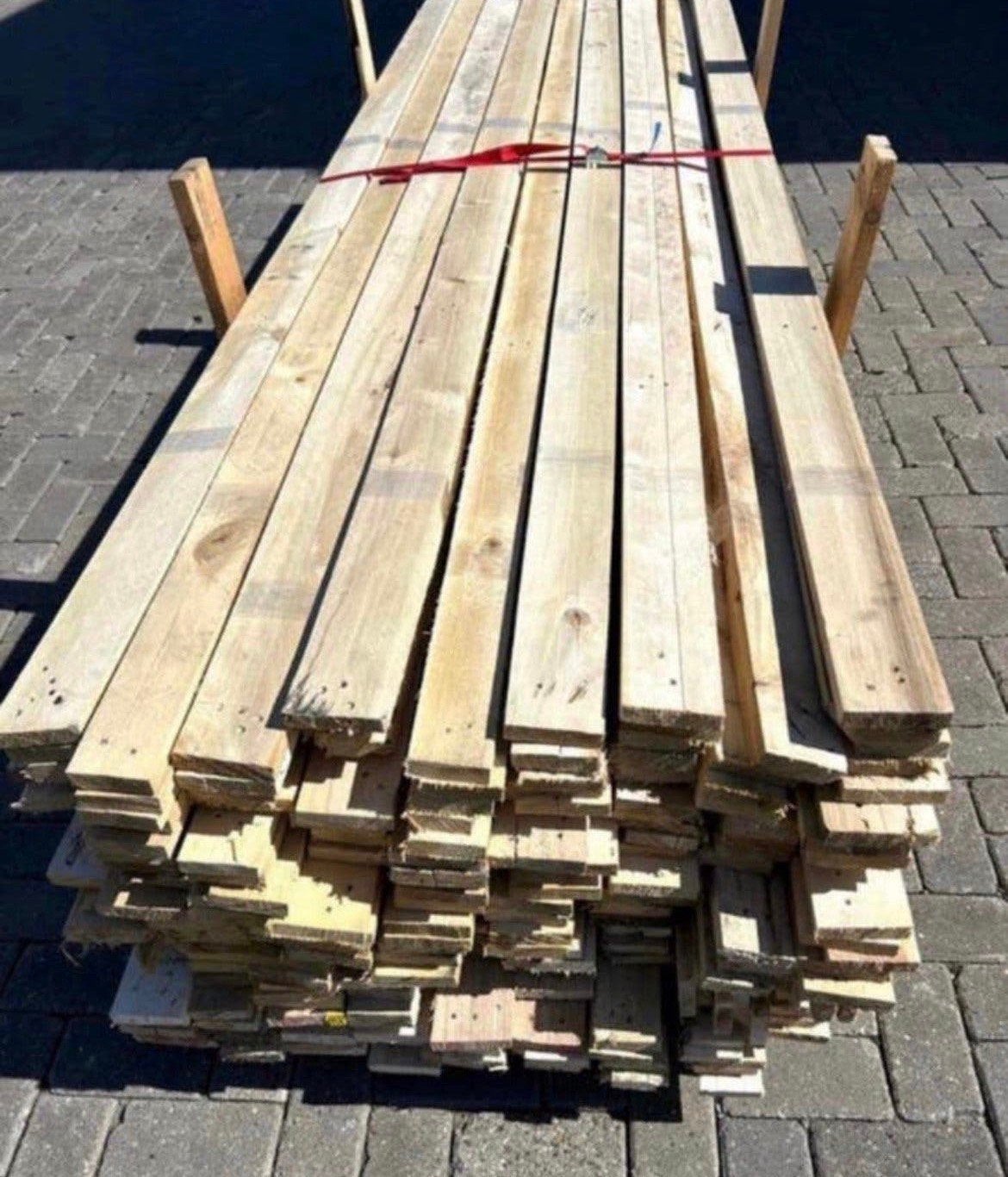 100 vuren planken 290 cm lang, Ophalen of Verzenden, Zo goed als nieuw, 250 cm of meer, Planken