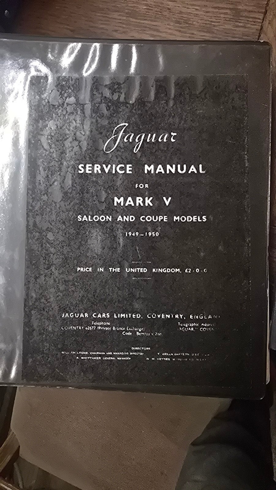 jaguar Mark V MK5 boeken, Ophalen of Verzenden