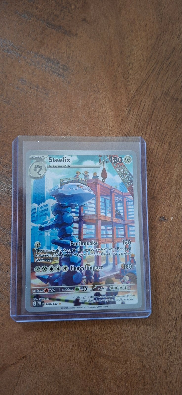 Steelix 208/182 Pokémon kaart - Zo goed als nieuw, Ophalen of Verzenden, Zo goed als nieuw, Losse kaart