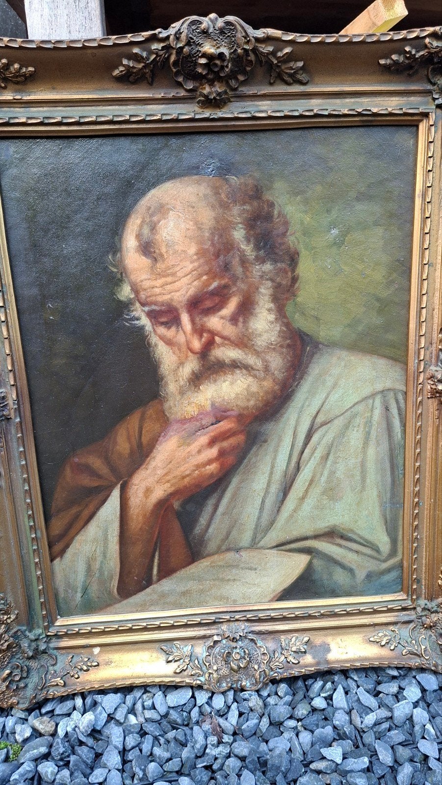 Olieverfschilderij toegeschreven aan Max Liebermann, Doek, Portret of Personen, Impressionistisch, Ophalen of Verzenden