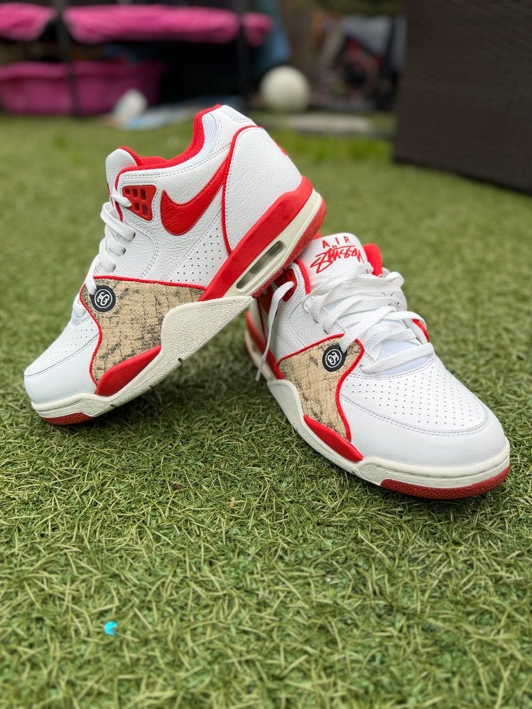 Nike x Stüssy Air Flight 89, Wit, Nike, Nieuw, Ophalen of Verzenden