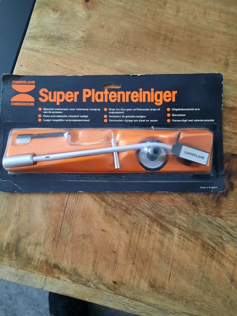 Vintage  Super Platenreiniger., Audio, Tv en Foto, Platenspelers, Ophalen of Verzenden, Nieuw, Overige merken