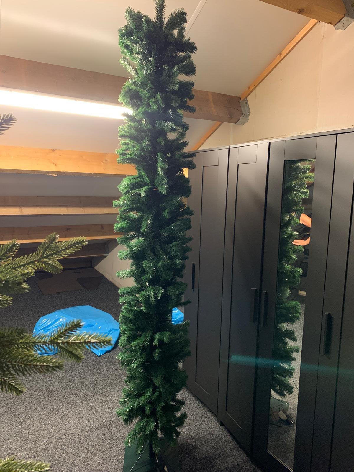 Nieuw kunt kerstboom pilaar hoogte 2,5m, Ophalen of Verzenden, Nieuw