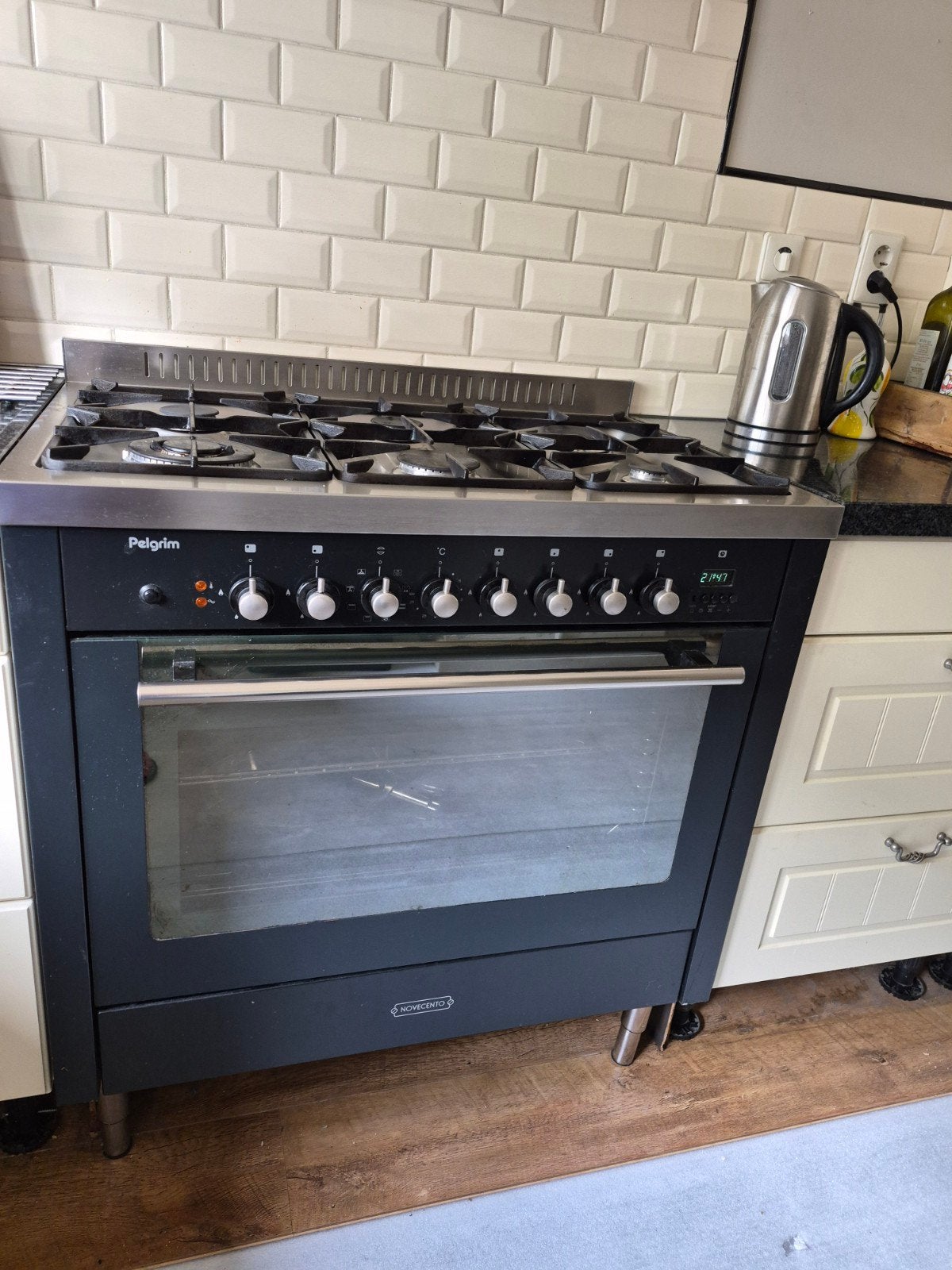 Pelgrim Novecento gasfornuis met oven, Witgoed en Apparatuur, Gebruikt, Verzenden, 60 cm of meer, Gas