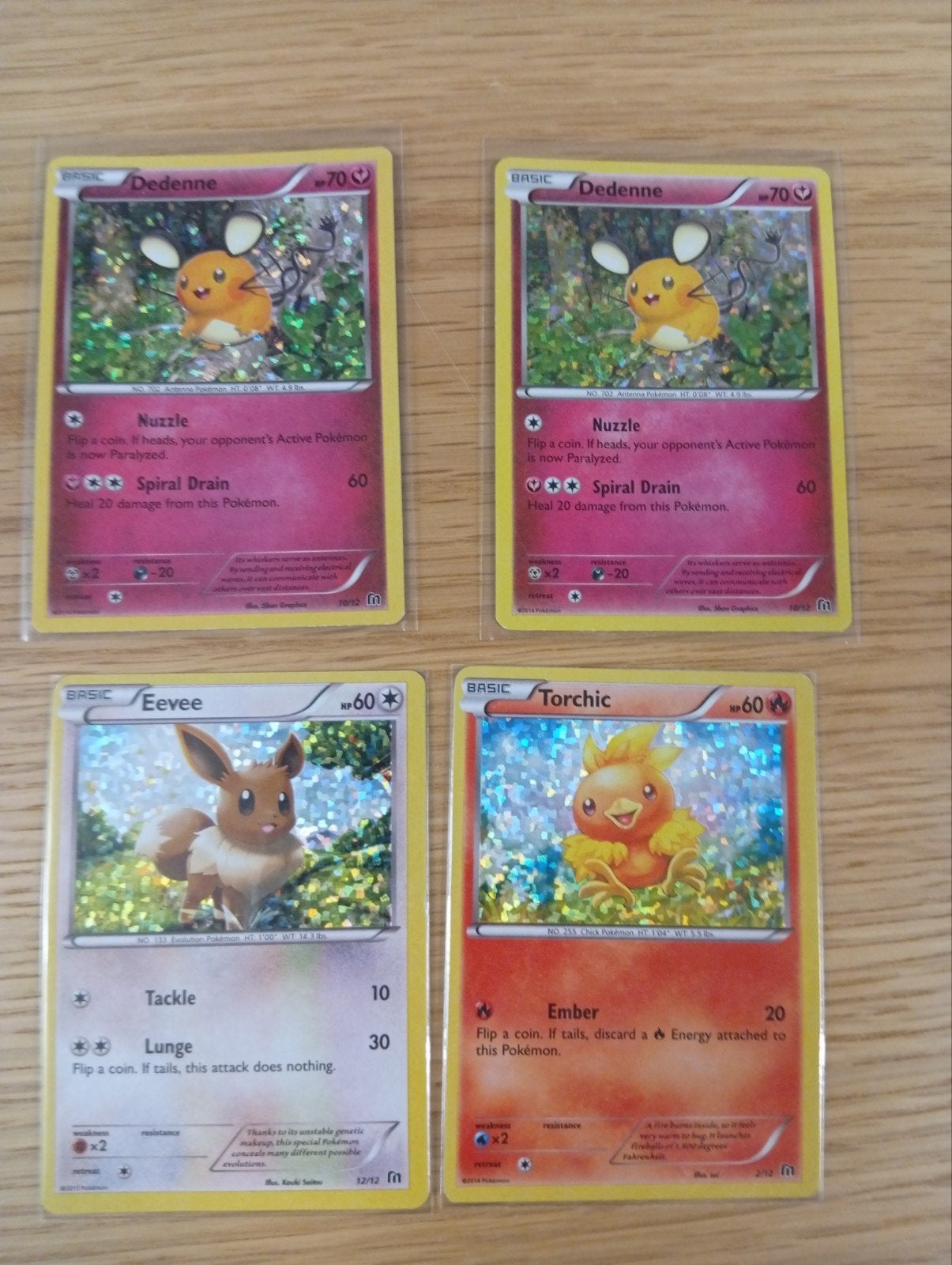 Lotje McDonalds promo 2016 Pokemon kaarten, Ophalen of Verzenden, Gebruikt, Meerdere kaarten, Foil