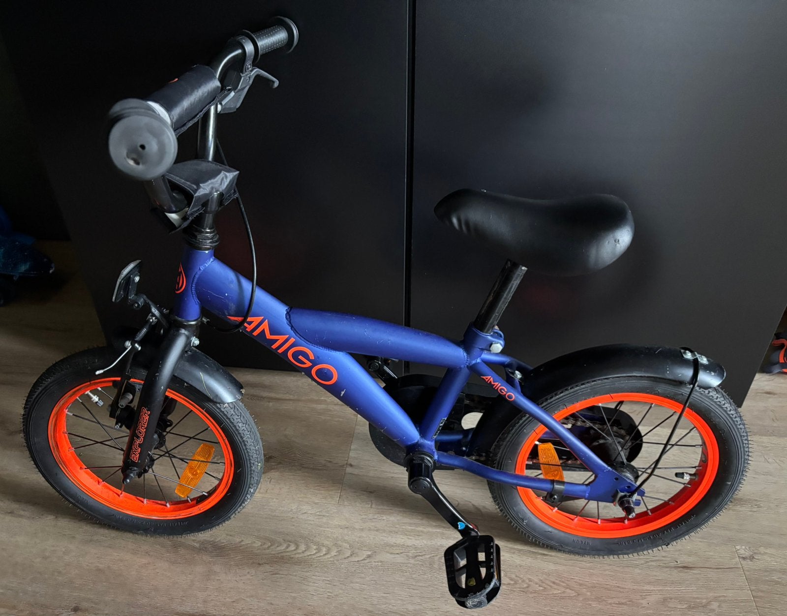 Amigo 14 inch kinderfiets, Ophalen, Gebruikt, Terugtraprem, 16 tot 20 inch