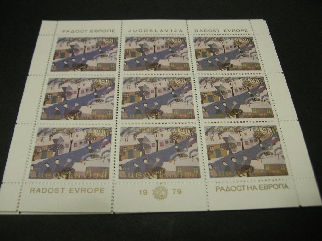 Cept/Verenigd Europa Joegoslavië 1979 meeloper, Ophalen of Verzenden, Joegoslavië, Postfris