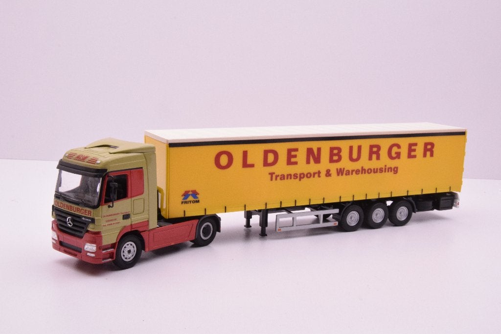 Mercedes Actross  '' Oldenburger Veendam ''  NZG, Ophalen of Verzenden, Zo goed als nieuw, Bus of Vrachtwagen, NZG