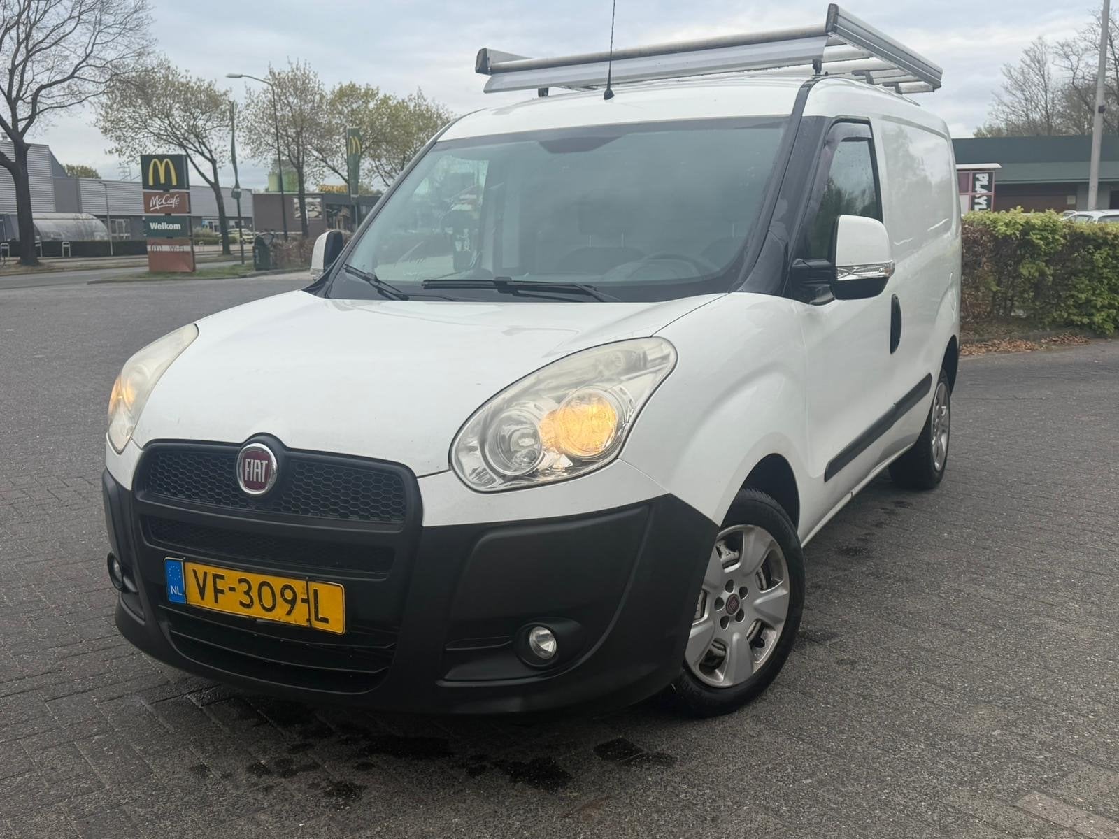 Fiat Doblo C 1.2 2013, Auto's, 4 cilinders, Wit, 500 kg, 1248 cc