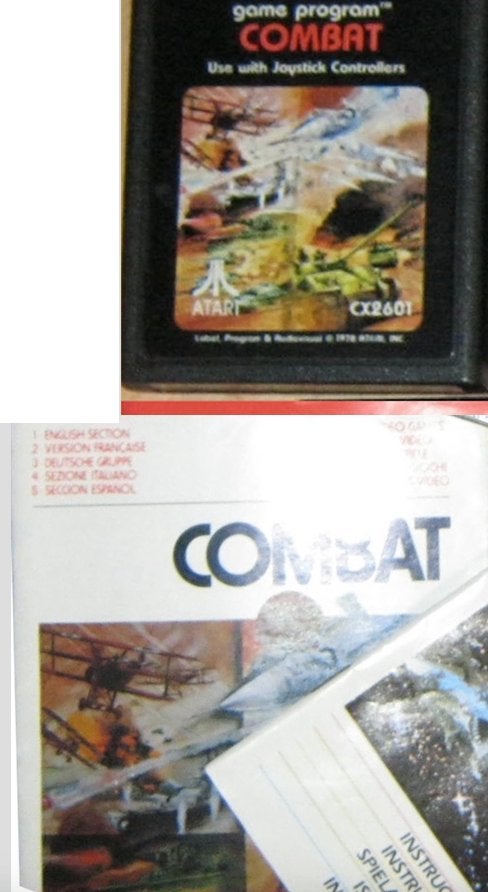 atari spel Combat 2600 console, Shooter, 2 spelers, Ophalen of Verzenden, Zo goed als nieuw