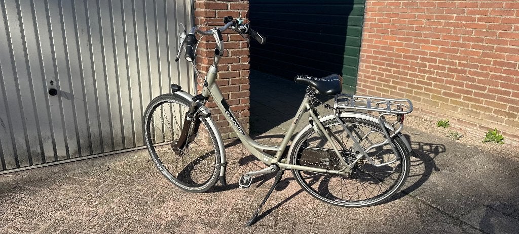 Orange dames gazelle fiets plus uitstekende staat, Ophalen, 53 tot 56 cm, Versnellingen, Zo goed als nieuw