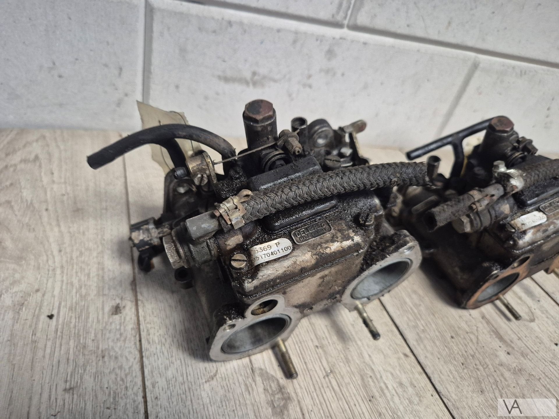 Carburateur set van Alfa Romeo 75 1.8 Nord Dellorto DHLA40, Gebruikt, -, -, Ophalen of Verzenden
