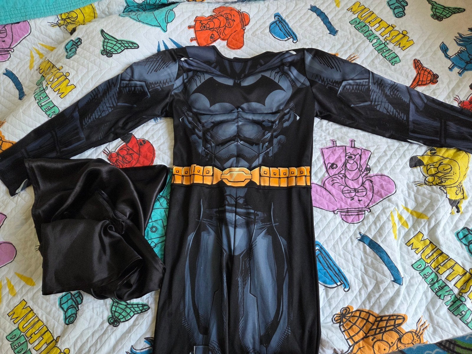 Batman Kostuum voor Jongens (7-8 jaar), Ophalen, Jongen