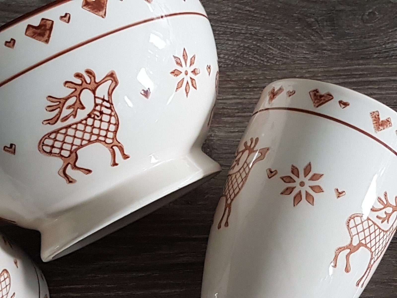 Kerstservies rendieren, Ophalen, Gebruikt, Overige stijlen, Kop(pen) en/of Schotel(s)