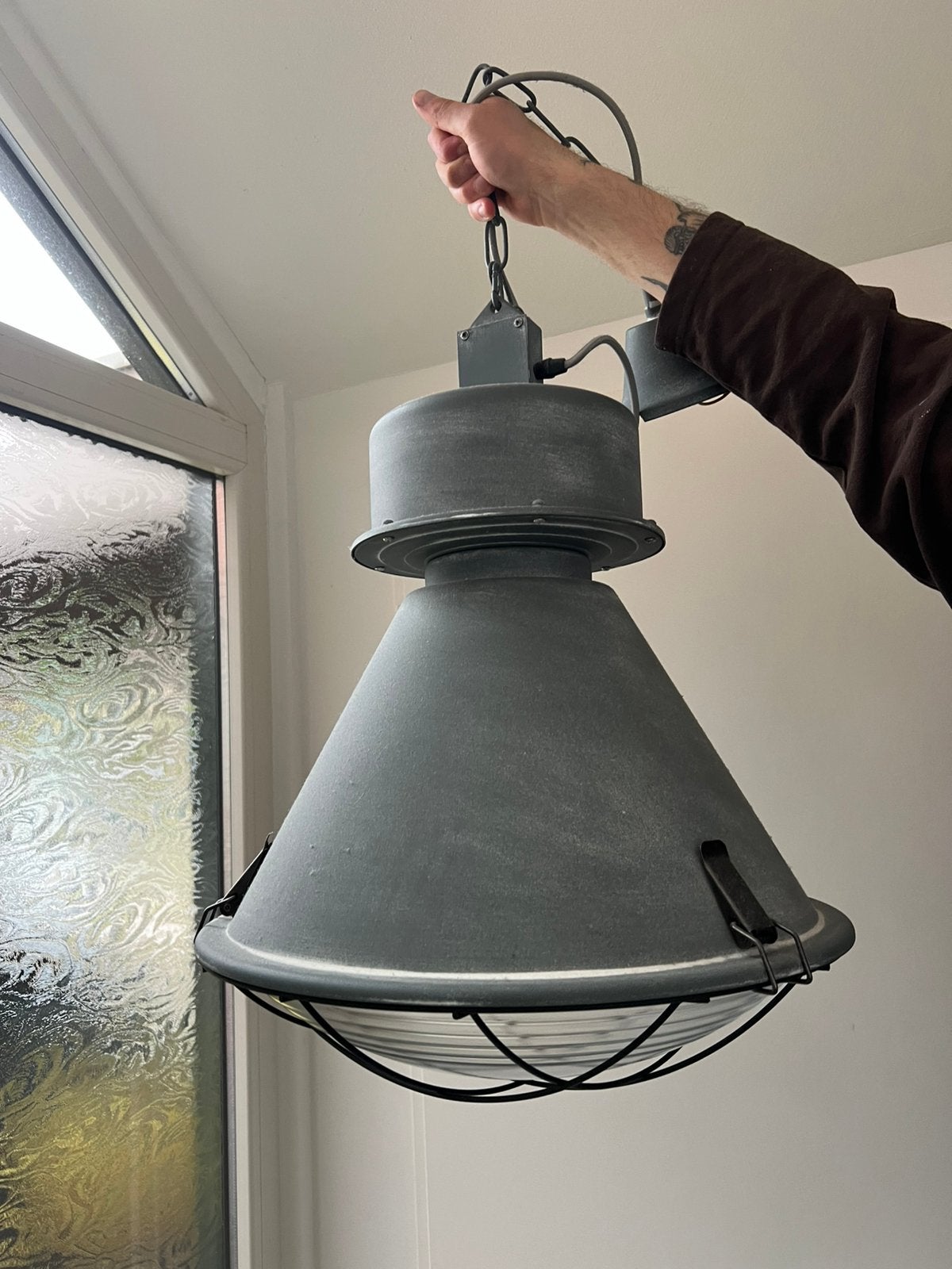 Industriële hanglampen, Ophalen, Zo goed als nieuw, Metaal