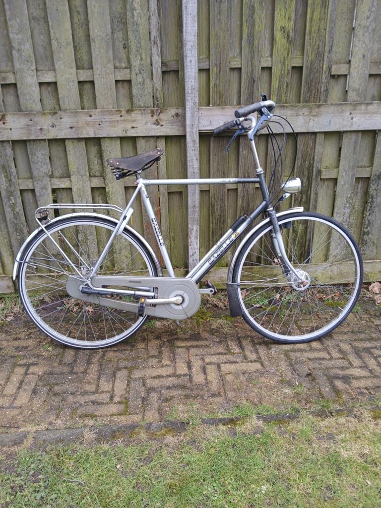 Gazelle herenfiets 28 inch, Fietsen en Brommers, Fietsen | Heren | Herenfietsen, Ophalen, Gebruikt, Versnellingen, 61 tot 65 cm