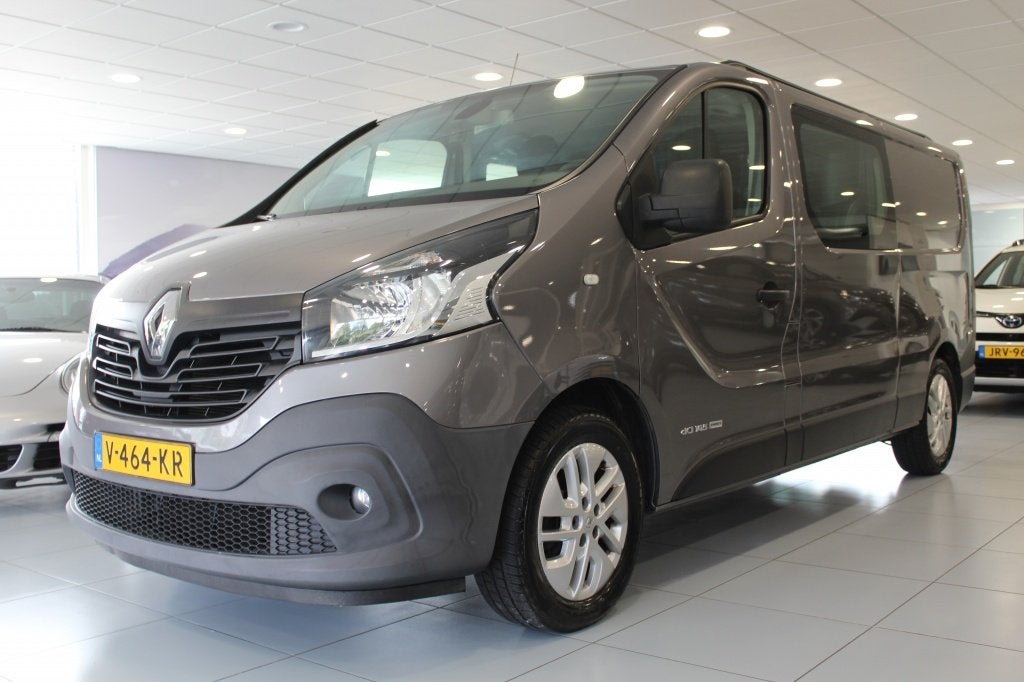 Renault Trafic 1.6 dCi L2H1 DC/TREKAAK/CAMERA/CRUISE, Auto's, Keurmerk '100% Onderhouden', Stof, Gebruikt, Renault