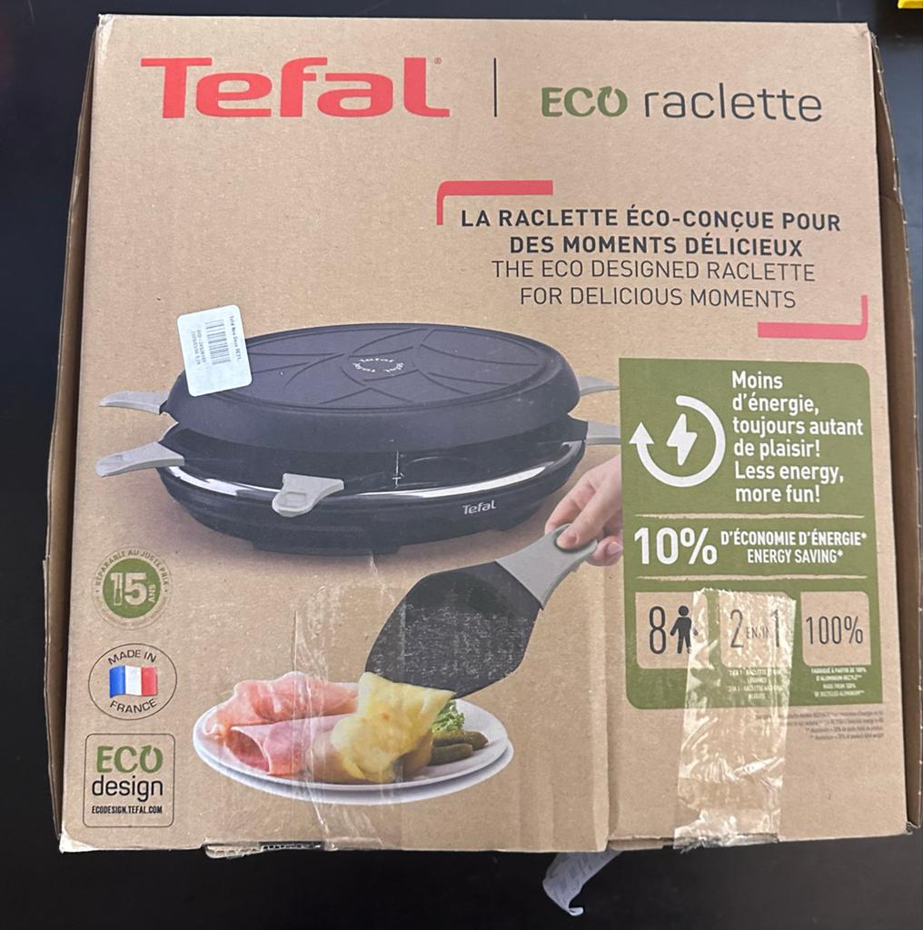 Tefal Eco Raclette - Nieuw in doos, Witgoed en Apparatuur, ., Nieuw, Ophalen of Verzenden, .