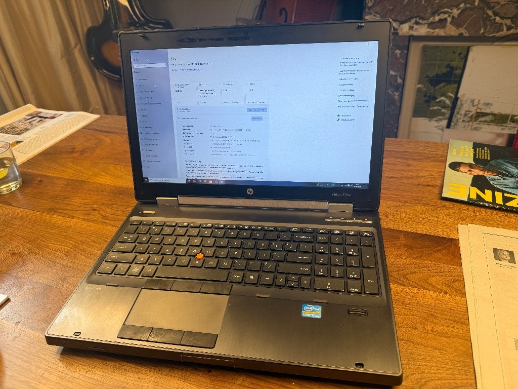 HP Elitebook 8560w (i7, 1TB + 256G, 32G, 1920x1080, Win10), Ophalen, Gebruikt, Met videokaart, 2 tot 3 Ghz