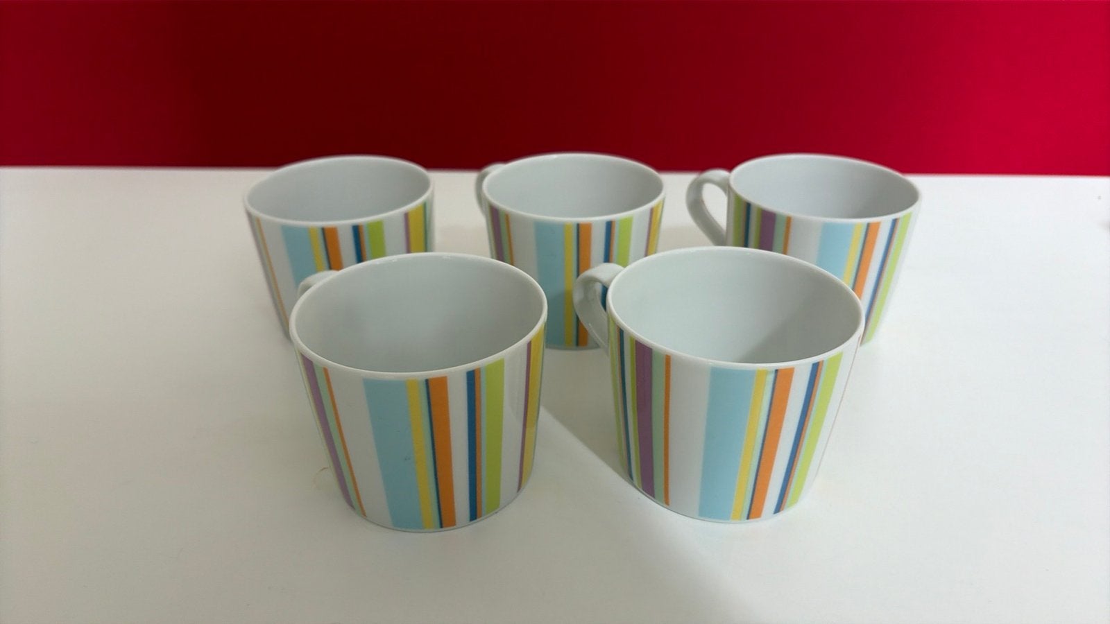 Arzberg tric - koffiekopjes en schotels - nieuwstaat, Huis en Inrichting, Keuken | Servies, Ophalen of Verzenden, Zo goed als nieuw
