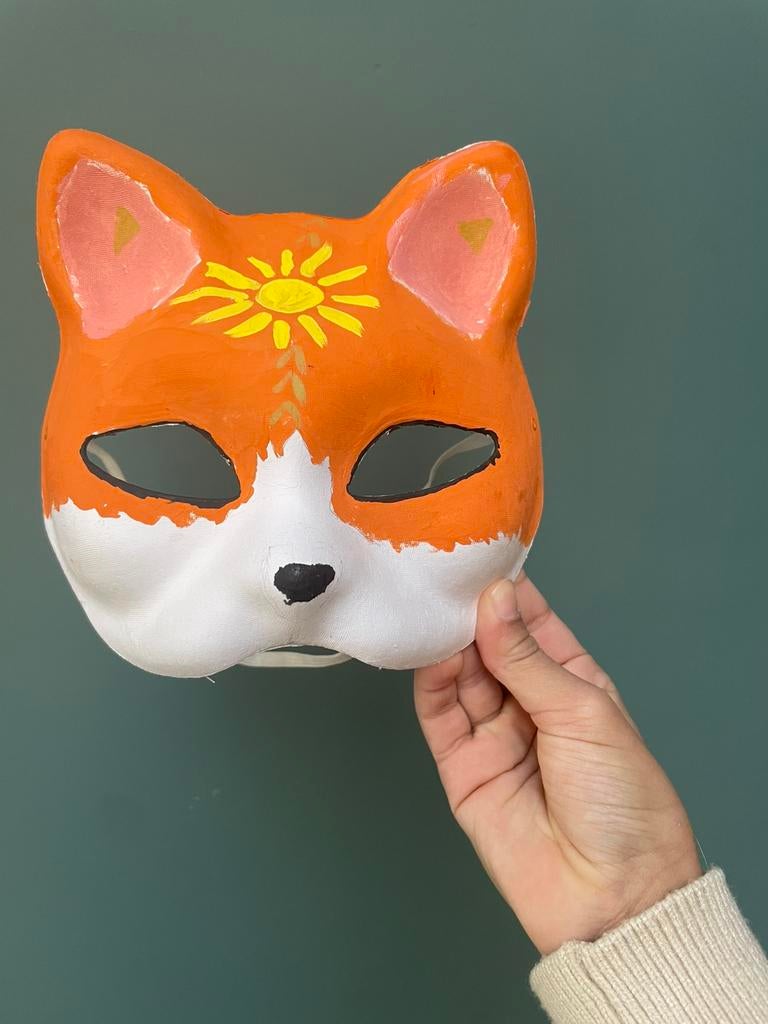Therian masker, Ophalen of Verzenden, Zo goed als nieuw