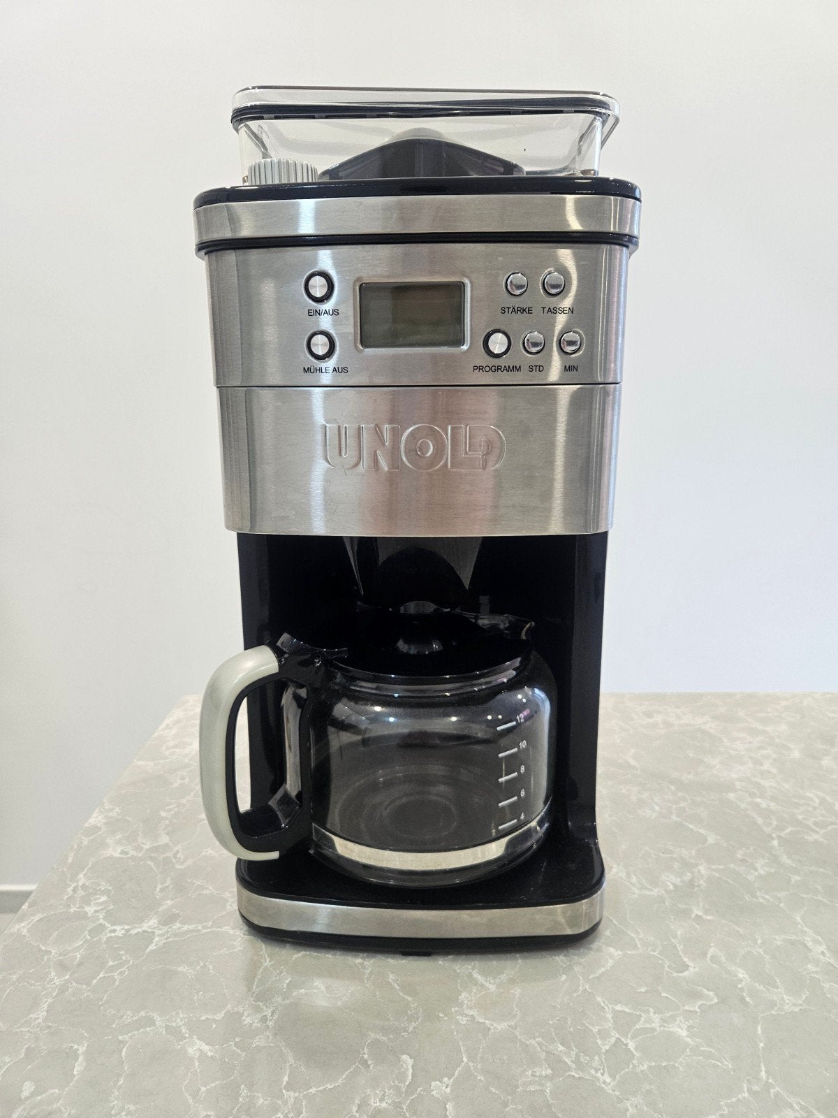 Koffiemachine met Geïntegreerde Molen, Gebruikt, 10 kopjes of meer, Koffiemachine, Ophalen of Verzenden