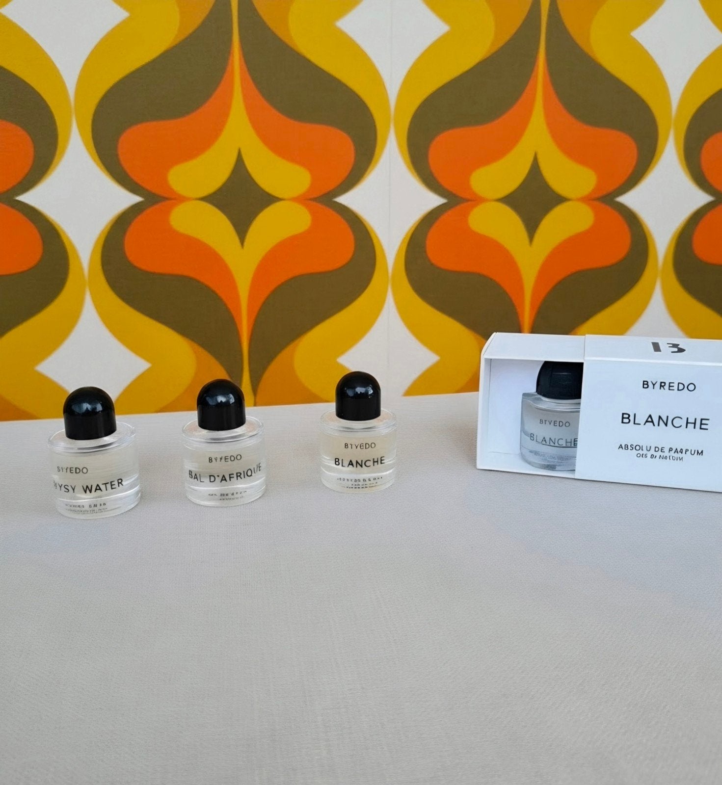Byredo Blanche (edp + absolu), Gypsy Water en Bal d'Afrique, Ophalen, Nieuw, Miniatuur, Gevuld