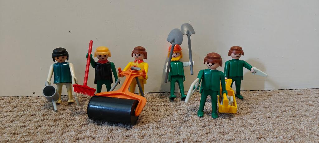 playmobil klussers, Ophalen