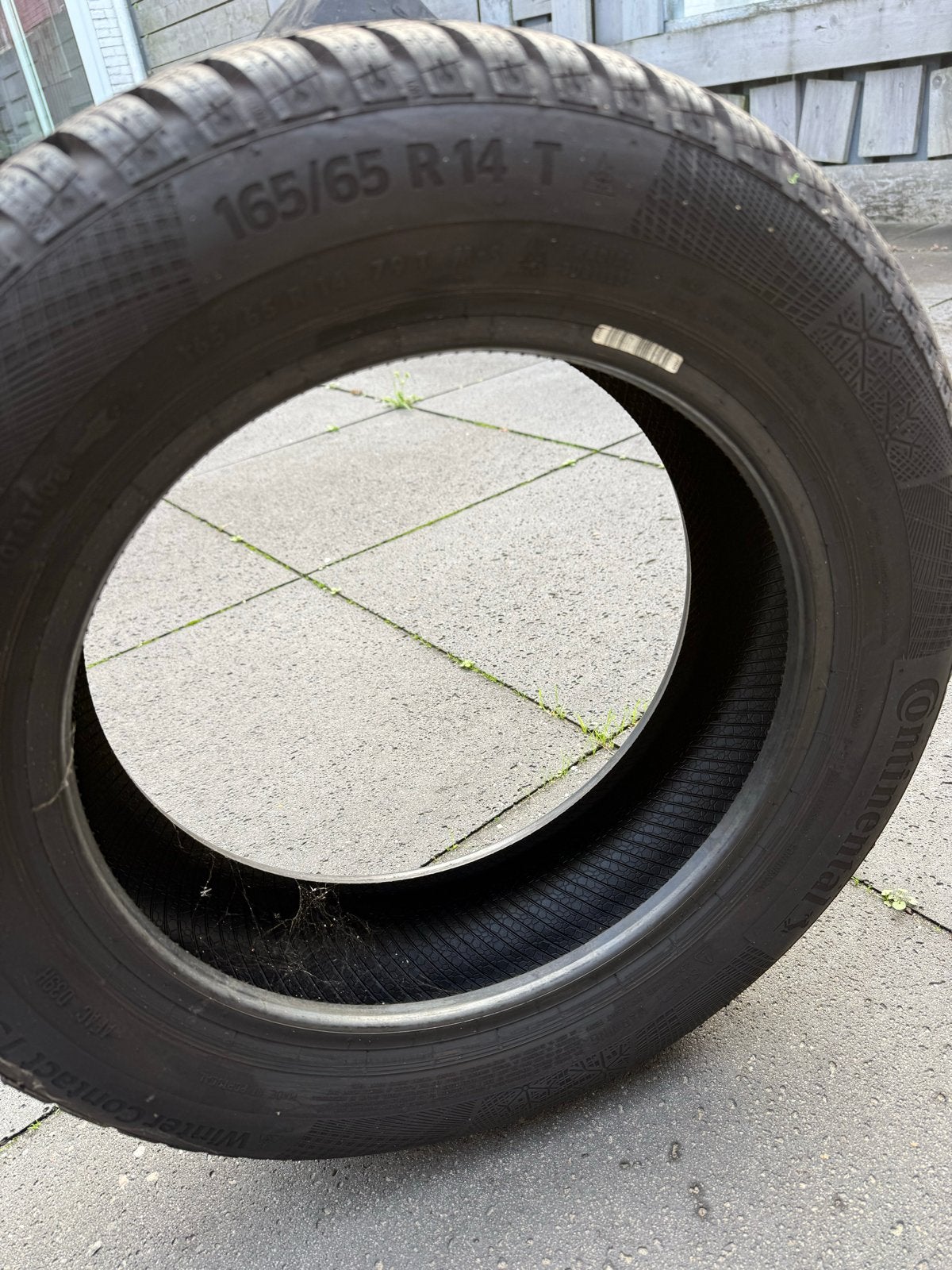 Continental WinterContact TS 860 Winterband 165/65 R14, Ophalen, 14 inch, Gebruikt, Winterbanden