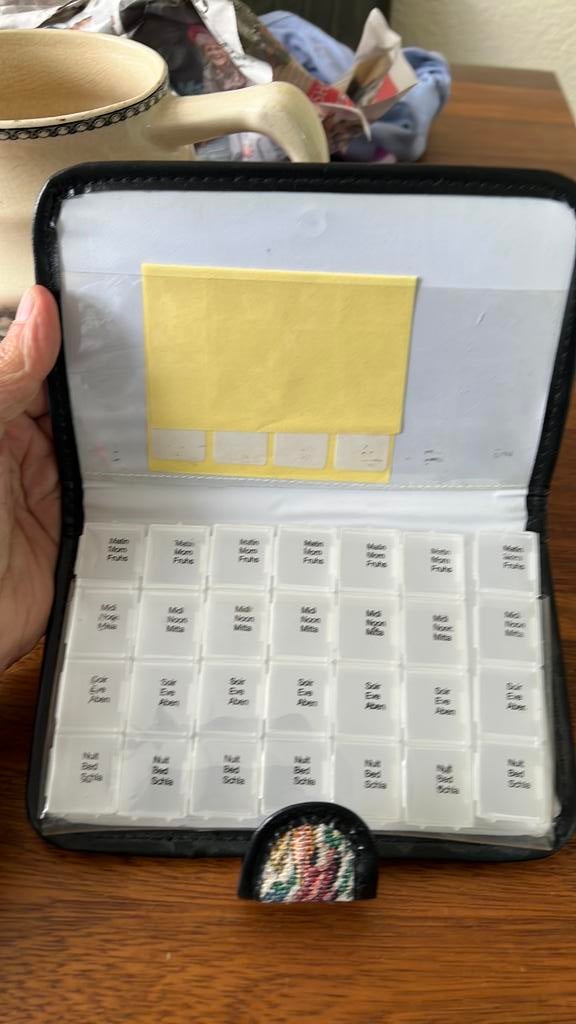 Medicatie doosje/etui pillen, Ophalen of Verzenden