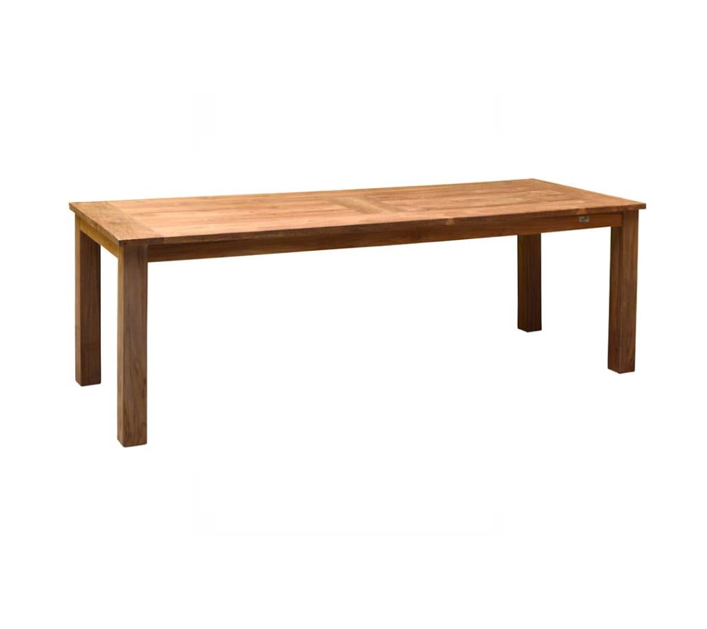 Teak tuintafel geborsteld 300 cm, Tuin en Terras, Tuintafels, Ophalen of Verzenden, Nieuw, Rechthoekig, Teakhout