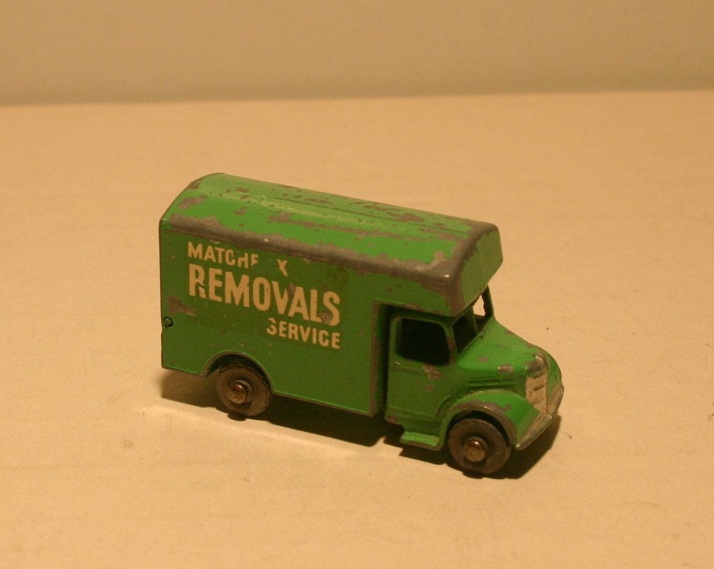 Lesney no;17A   Bedford Verhuiswagen, Verzenden, Gebruikt, Auto