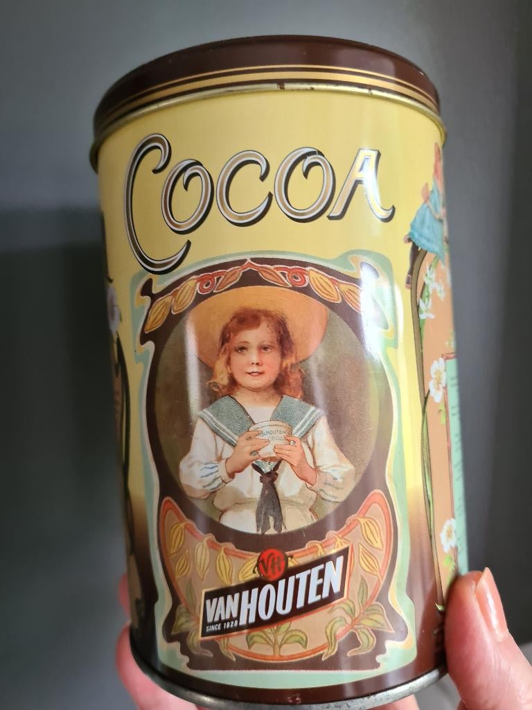 Blik van Van Houten, Ophalen of Verzenden, Gebruikt, Overige, Overige merken