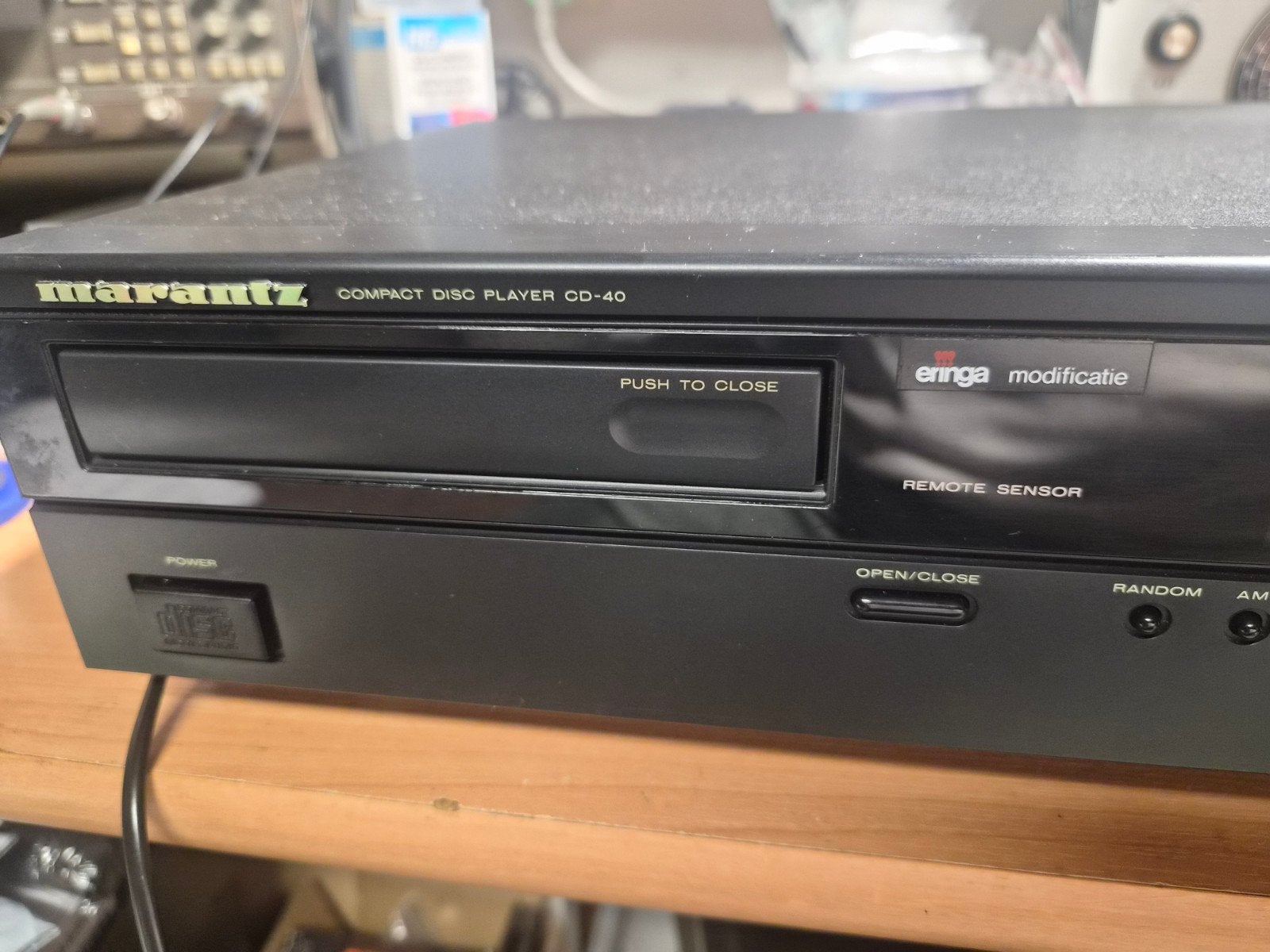 Marantz CD-40 met legendarische Eringa Modificatie, Ophalen of Verzenden, Marantz