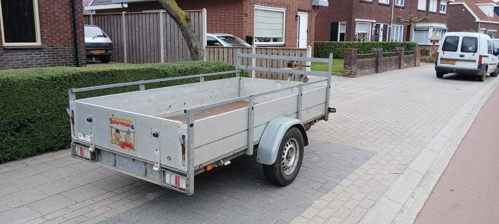Anssems enkelasser, aanhanger, aanhangwagen, Auto diversen, Aanhangers en Bagagewagens, Ophalen