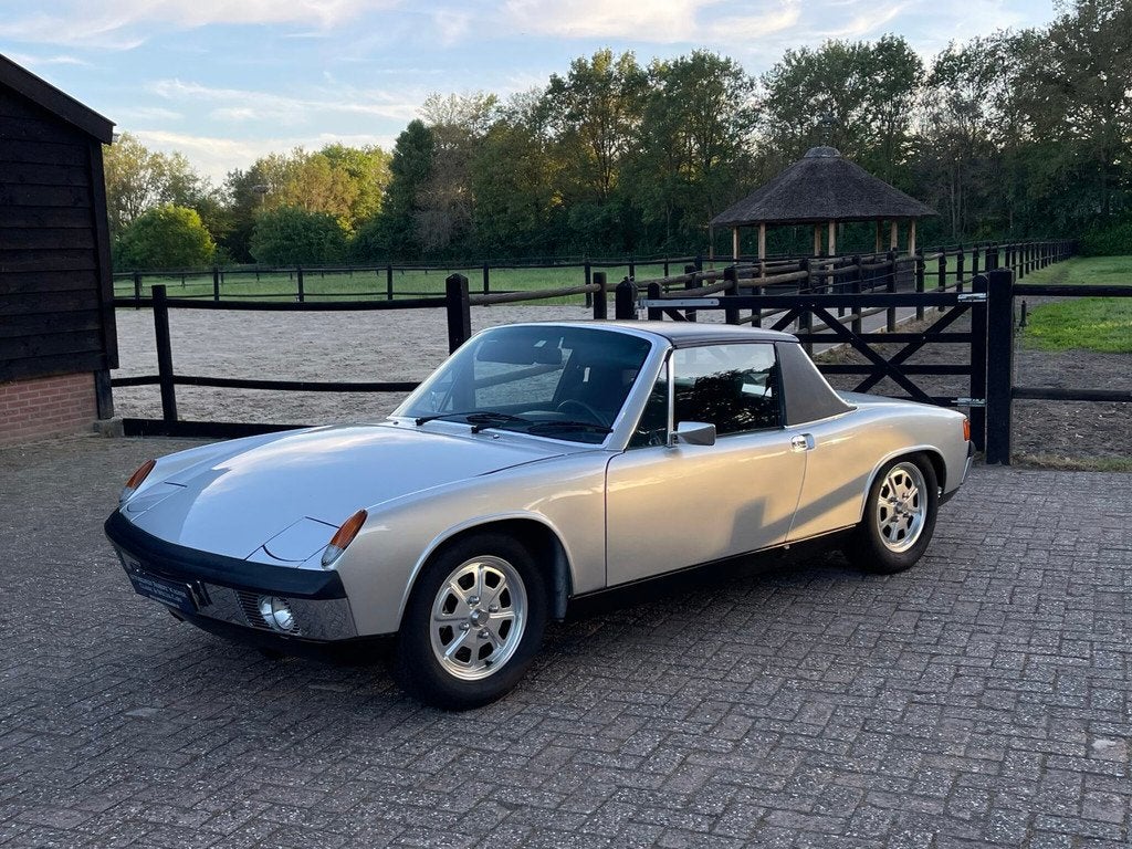 Porsche 914 2.0 in zeer mooie gerestaureerde staat NL-kentek, Achterwielaandrijving, Zwart, Cabriolet, Bedrijf