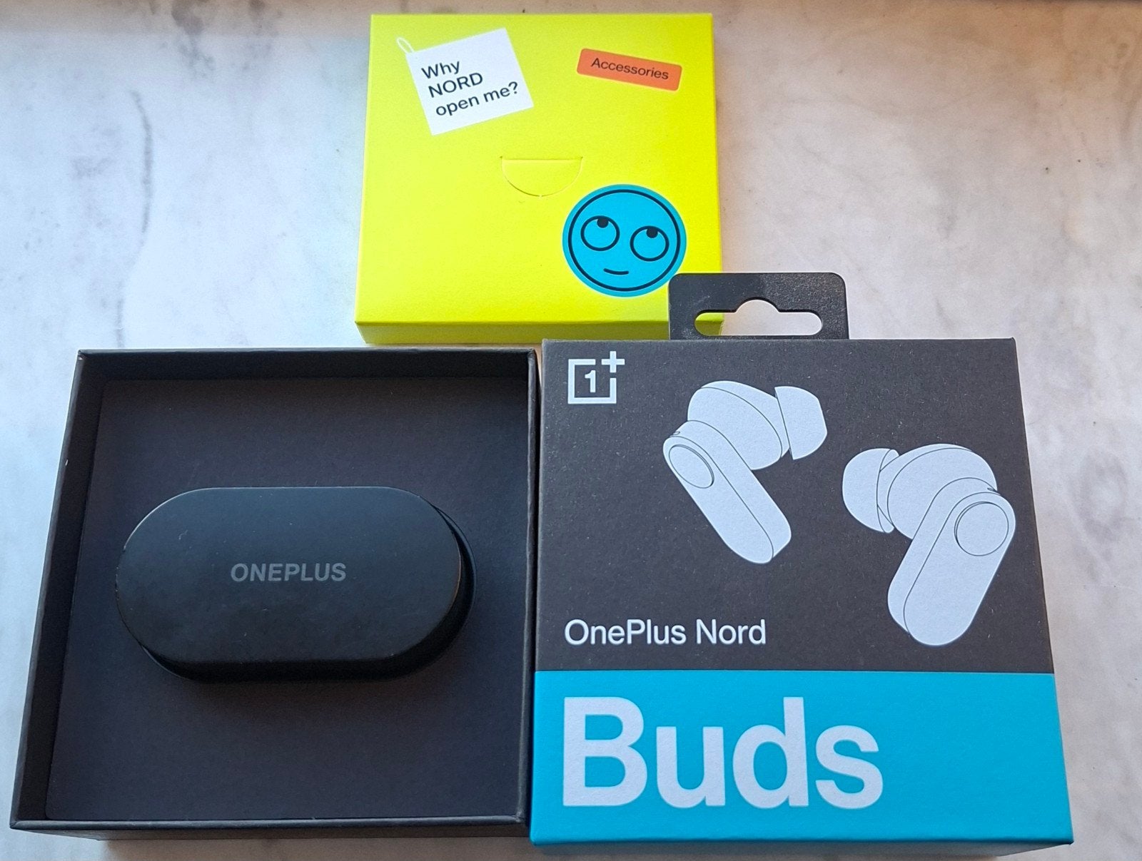 OnePlus Nord Bud (linker bud, oplaadcase, originele doos), Telecommunicatie, Mobiele telefoons | Oordopjes, Bluetooth, Zwart, Ophalen of Verzenden