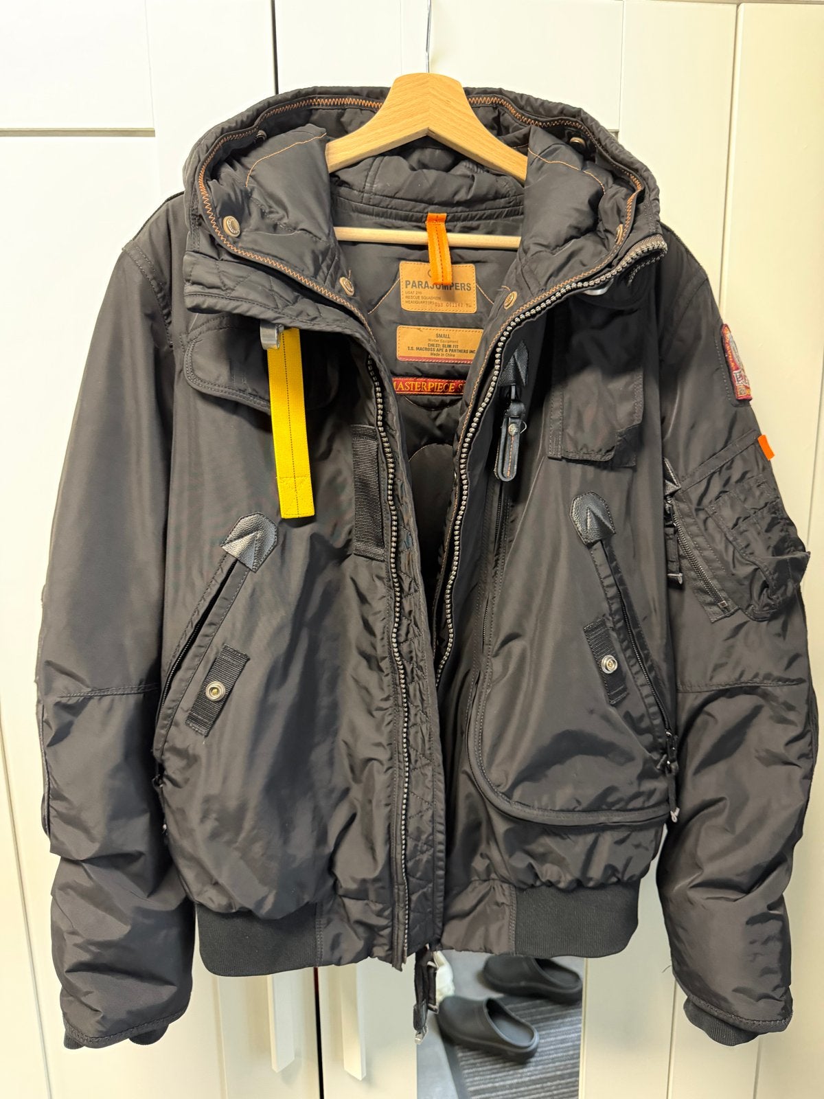 Parajumpers Masterpiece Series Bomberjack Zwart Maat S, Kleding | Heren, Jassen | Winter, Ophalen of Verzenden, Gedragen, Maat 46 (S) of kleiner