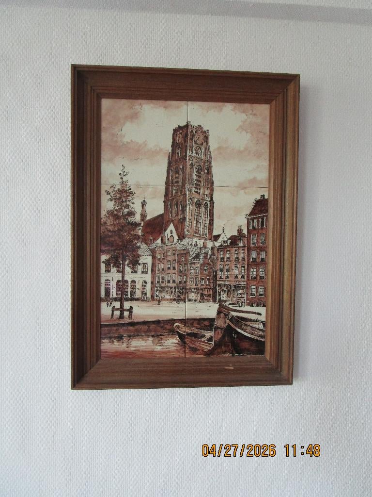 tegeltableau van Rotterdam, Antiek en Kunst, Ophalen of Verzenden